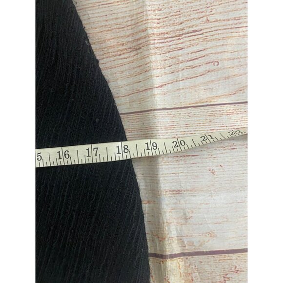 Milly Of New York Women's Black Textured Wool Chain Link Mini Skirt - 2 - Picture 7 of 12